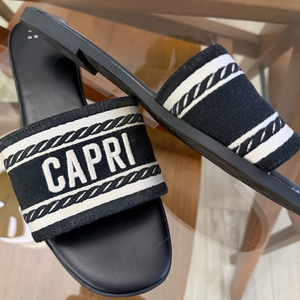 a new day Black and White Sandals - Picture 3 of 4